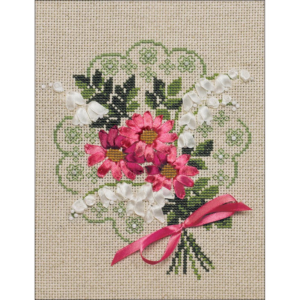 Bouquet Of Love (14 Count) Counted Cross Stitch Kit